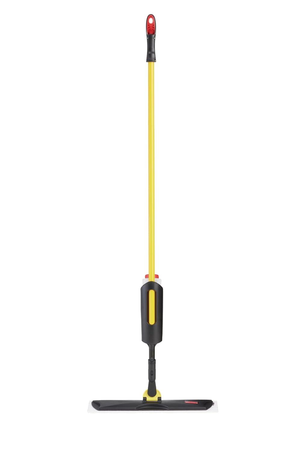 Rubbermaid Commercial Products Spray Mop Kit Includes Mop + Pads for All Floor Types/Hardwood/Vinyl/Tile