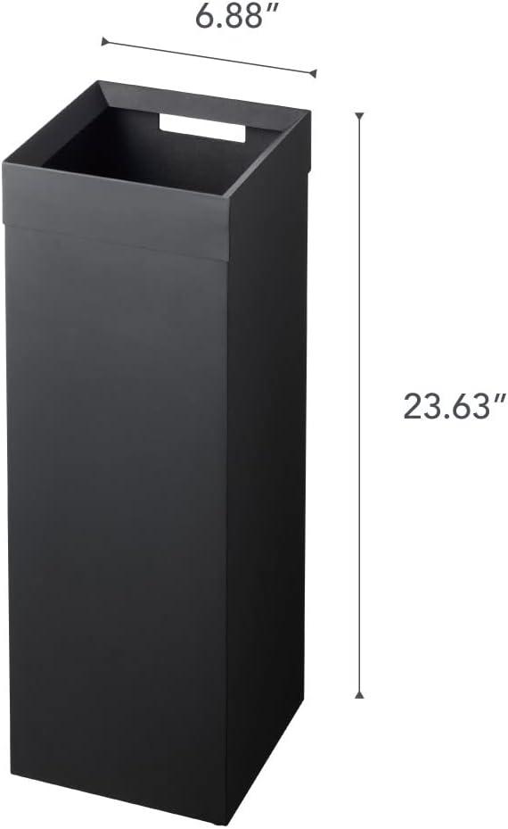 Tower Yamazaki Home Tall Trash Can 7.25 gallon Waste Basket With Handle For Kitchen Bathroom Office