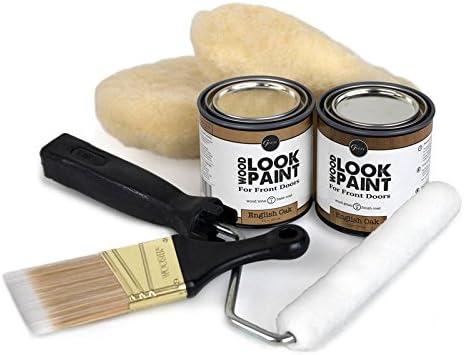 Giani Wood Look Satin Brown Water-based Interior/Exterior Door and Trim Paint ( Kit )