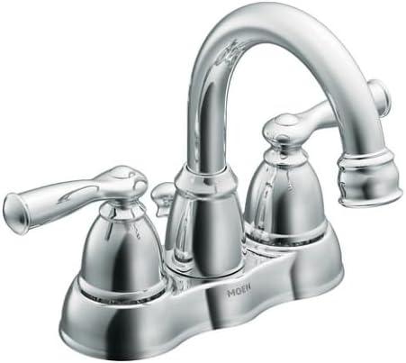 Moen Banbury 4-in Centerset 2-Handle Bathroom Faucet in Chrome