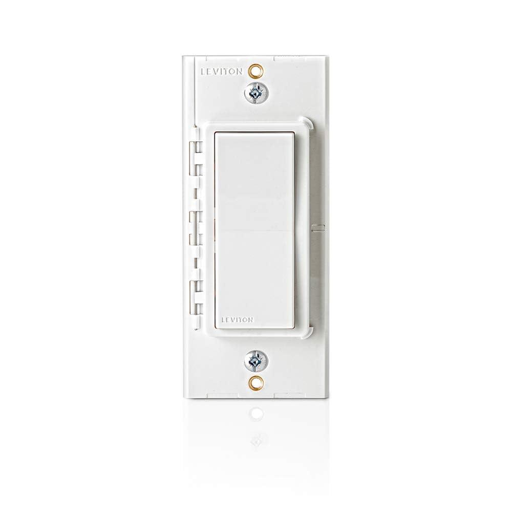 Leviton Manufacturing 3009173 Decora Smart Anywhere Single Pole or 3-Way WiFi Switch, White