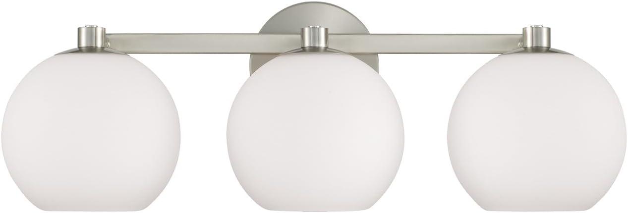 Ansley 3 Light Frosted Dimmable Vanity Light