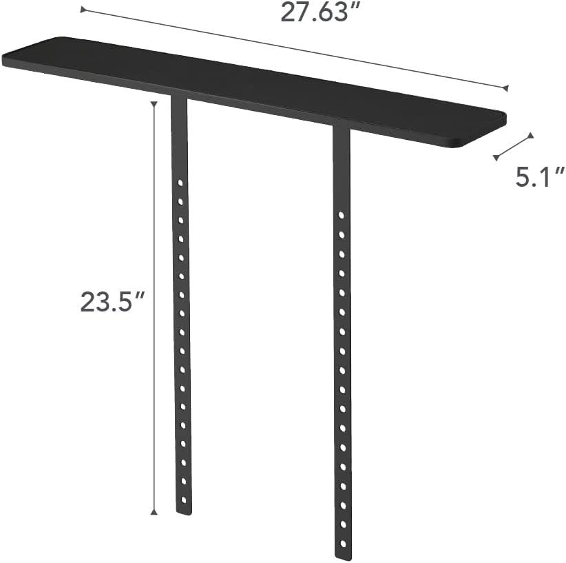 Yamazaki Home Yamazaki Home Tv Shelf, Screen Mount Remote Rack Accessory Stand, Steel