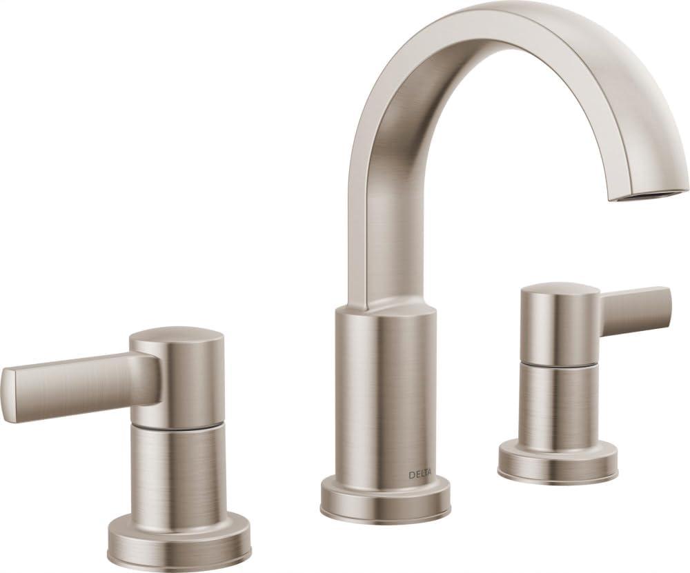 Albion Brushed Nickel 2-Handle Widespread Bathroom Faucet