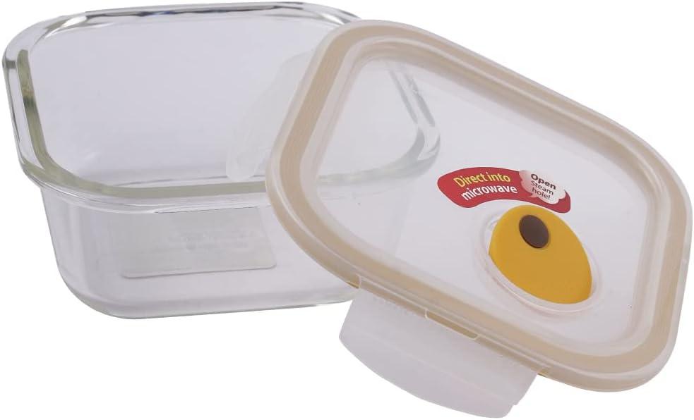 LocknLock Performance Glass Vented Food Storage Container, 13-Ounce