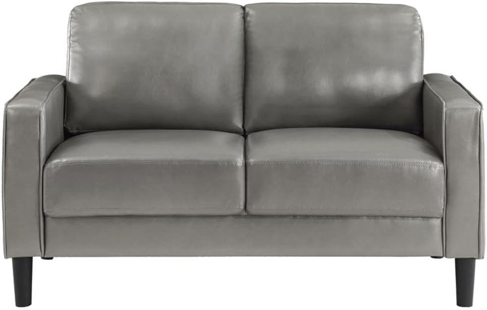 Alma Ruth 3-Piece Upholstered Track Arm Sofa Set Grey