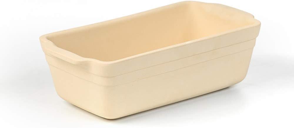 Ohio Stoneware Loaf Pan Non-Absorbing Non-Stick Microwave and Oven Safe