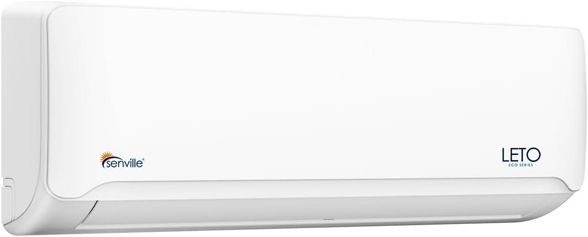 Senville 18000 BTU Wi-Fi Connected Ductless Mini Split Air Conditioner for 1000 Square Feet with Heater and Remote Included