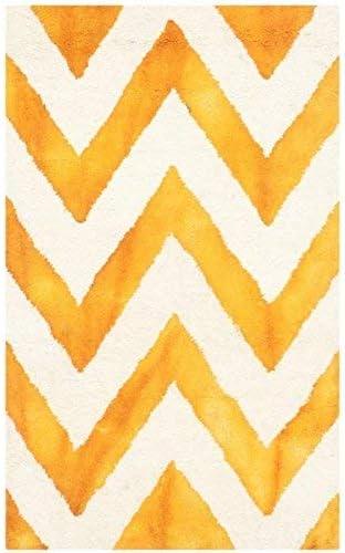Dip Dye DDY715 Hand Tufted Area Rug - Ivory/Gold - 3'x5' - Safavieh.