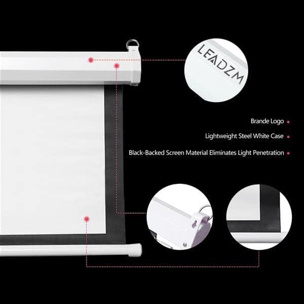 Zimtown 4:3 Electric Projector, 100"