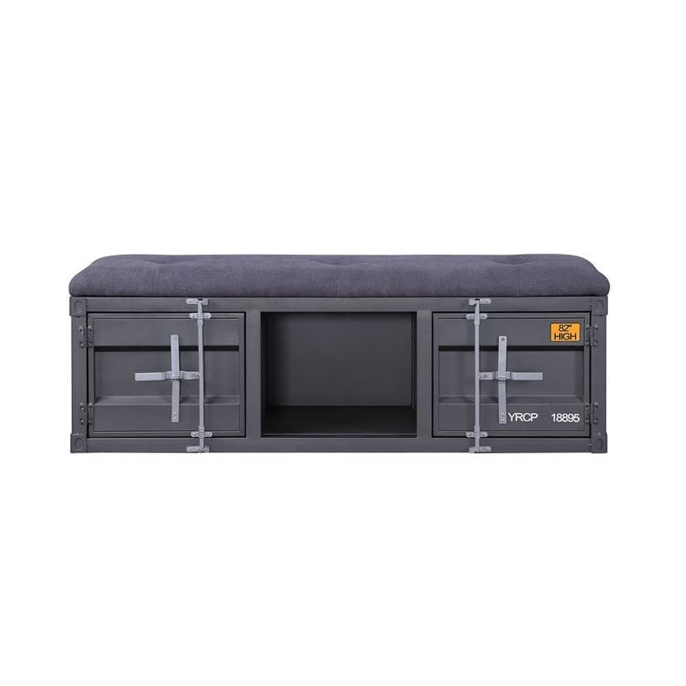 Acme Cargo Fabric Upholstered Storage Bench