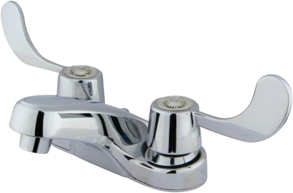 Elegant Traditional Polished Chrome 4 in. Centerset Lavatory Faucet