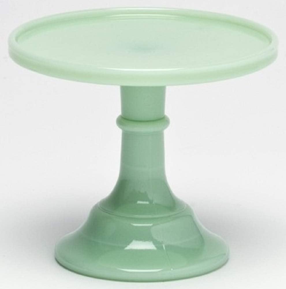 Mosser Glass 6" Cake Plate| Jade