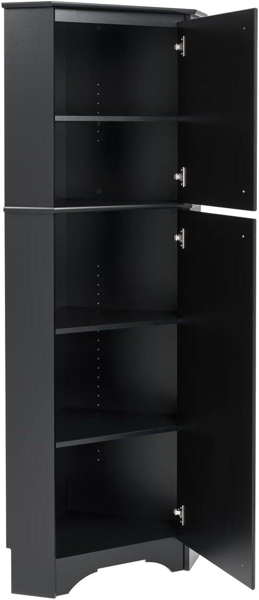 Elite Tall 2 Door Corner Storage Cabinet - Prepac