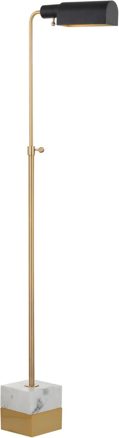 Jonathan Y Lighting Jyl3029 Iva 1 Light 41" Tall Led Arc Floor Lamp - Gold