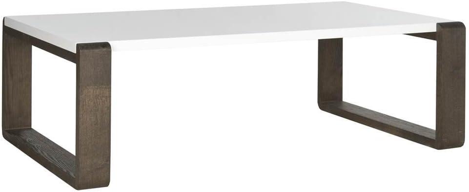 Bartholomewith Coffee Table - White/Grey - Safavieh