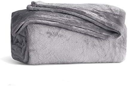 KMUSET Kids Blanket for Boys Girls 30x40 inches, Soft Cozy Fuzzy Swaddle Throw Blanket, Small Fleece Blanket for Crib Stroller, Grey