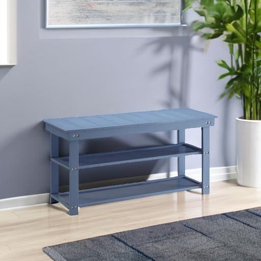 Entryway Bench in Blue
