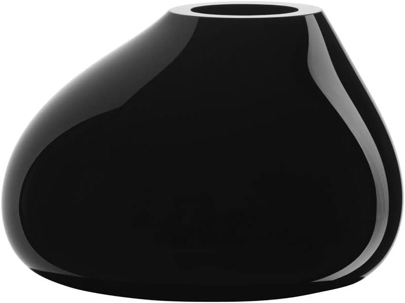 Orrefors Ebon Handmade Glass Table Vase
