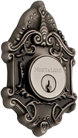 Nostalgic Warehouse Victorian Plate Single Cylinder Deadbolt