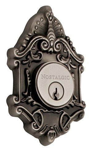 Nostalgic Warehouse Victorian Plate Single Cylinder Deadbolt