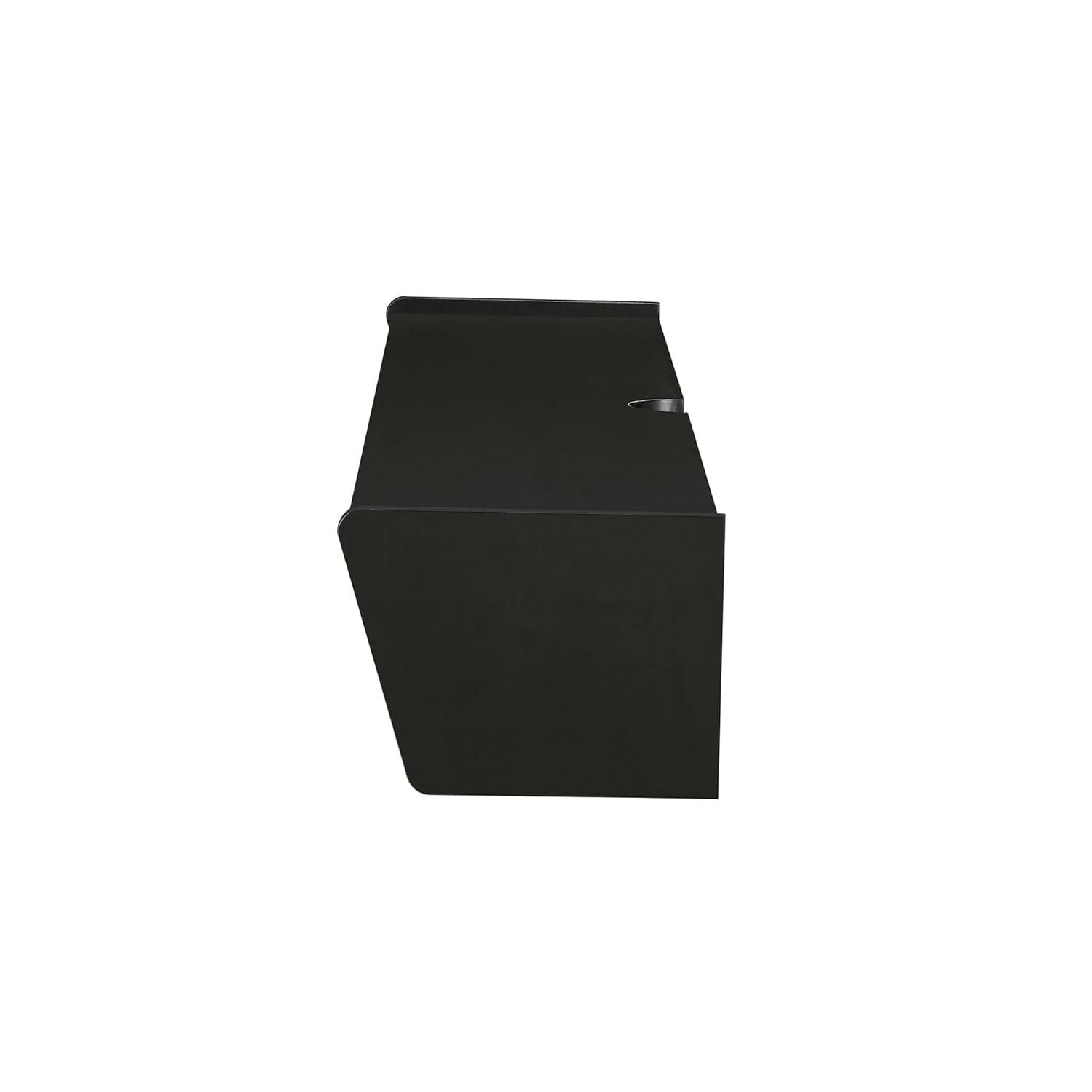Walker Edison Minimalist Floating TV Stand for TVs up to 70”, Solid Black