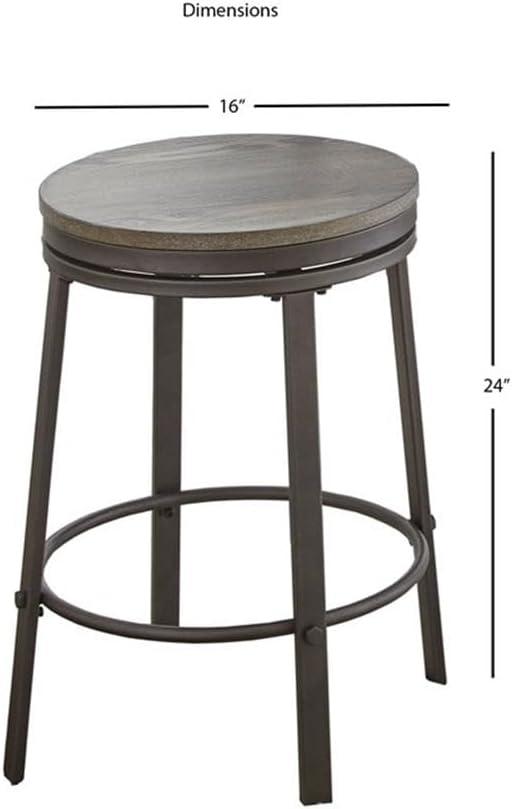 5pc Portland Counter Height Dining Set Gray - Steve Silver Co.