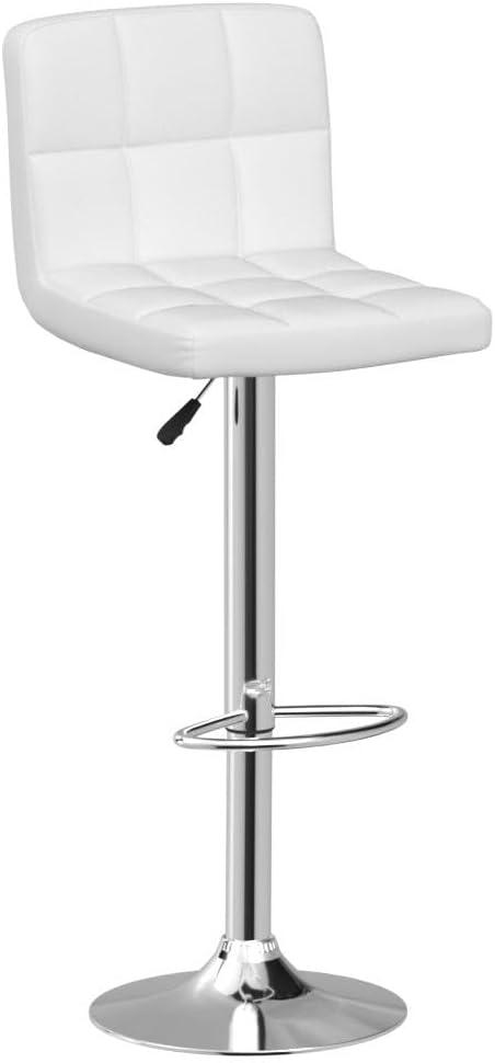 Bar Stools 1 Set Of 2, Counter Height Bar Stools, Square Cushion Bar Stools With Back, Footstool, Cafe, 2 Pieces