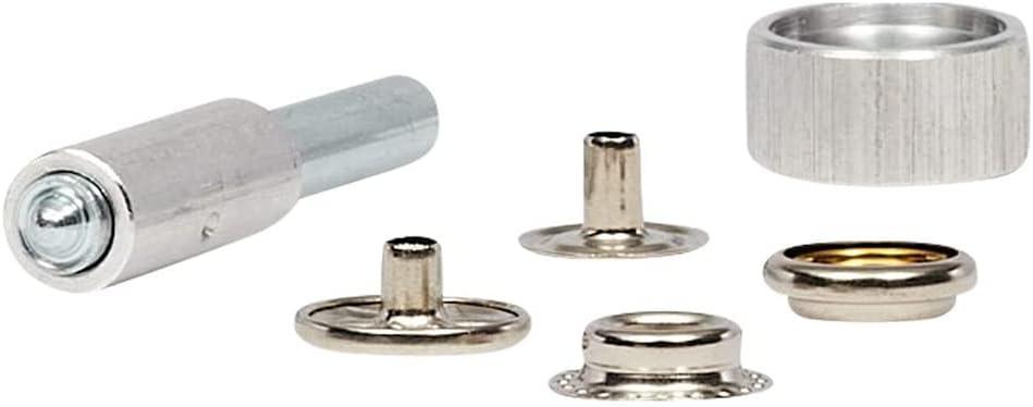 Arrow GSFK6 3/8" & 1/2", Screw Snap Fastener Kit, Brass Construction, 6-Pack