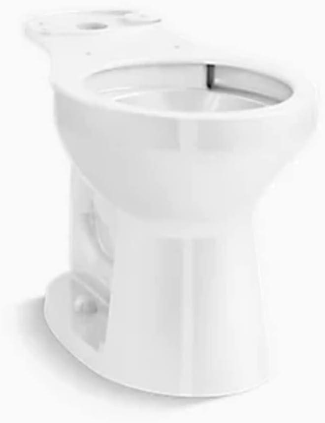 Cimarron White Round Comfort Height Toilet Bowl