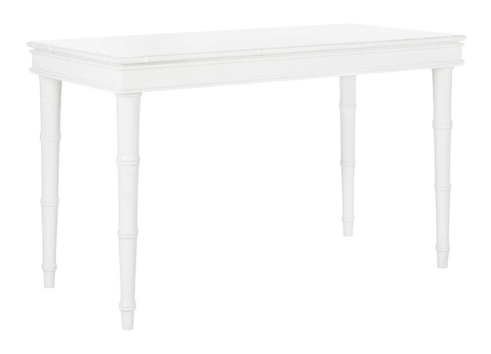 Noely Writing Desk - White/Gold Handle - Safavieh