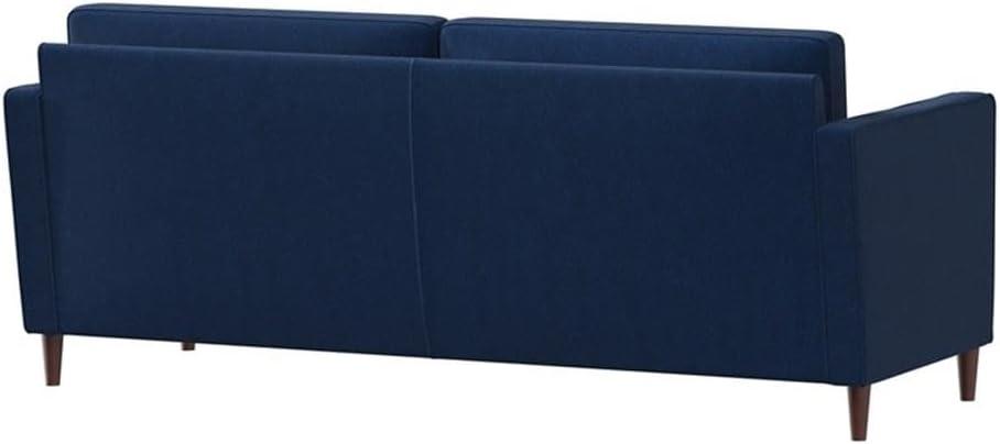 LifeStyle Solutions Jareth Sofa in Navy Blue Fabric Upholstery