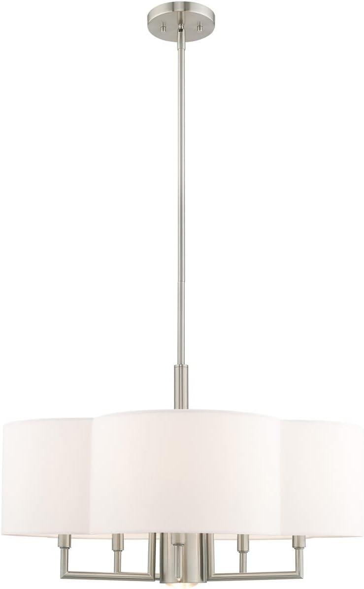 Livex Lighting Chelsea 5 - Light Chandelier ,  Brushed Nickel