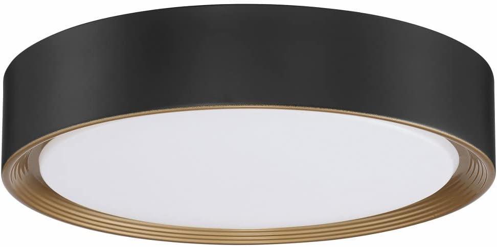 Access Lighting Malaga 1 - Light Flush Mount in Matte Black