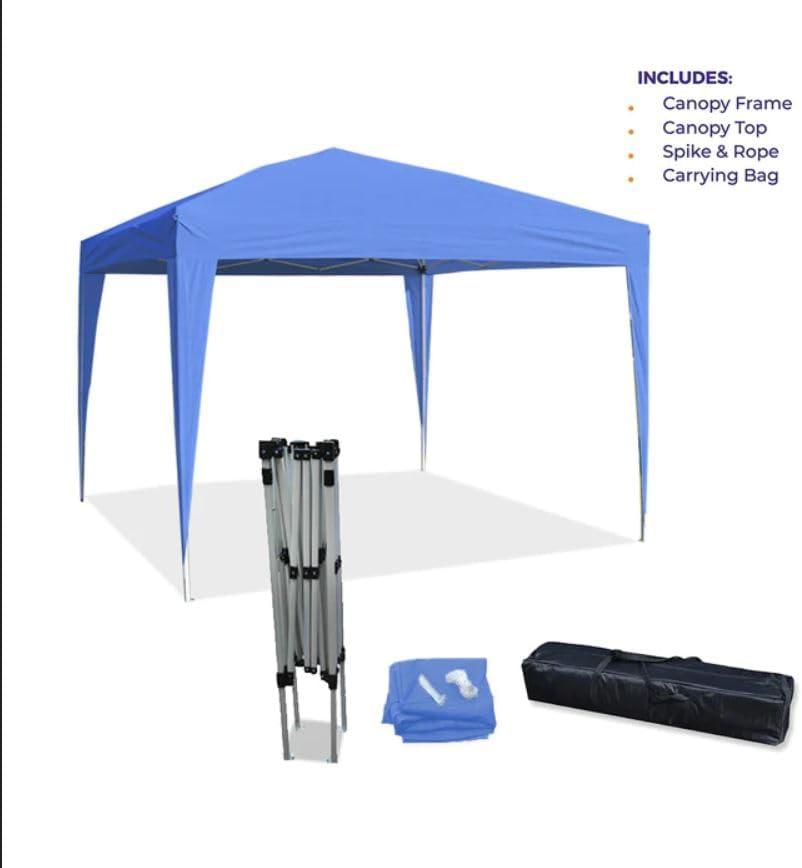 Impact Canopy 10' x 10' Canopy Tent Gazebo with Dressed Legs, White