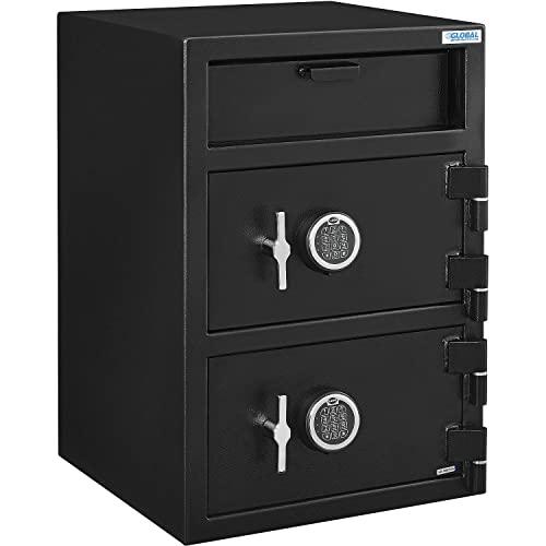 Ningbo Safewell 493491 Global Industrial B-Rate Depository Safe Front Loading with 2 Doors, Digital Lock - 20 x 20 x 30 in.