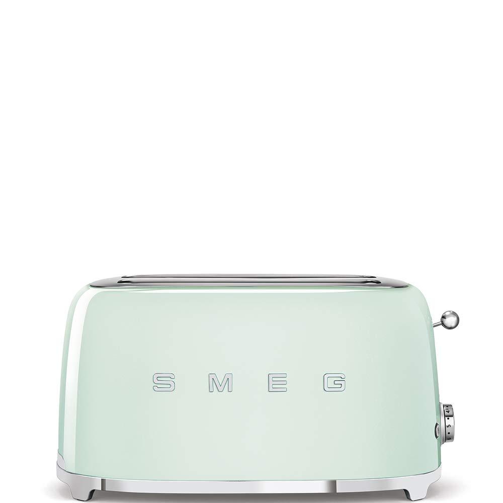 SMEG Pastel Green 4-Slice Long Slot Retro Toaster