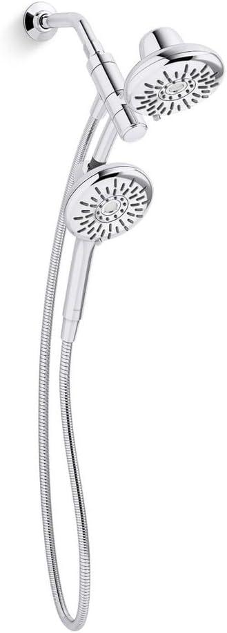 Kohler 1.75 GPM Bellerose 2-in-1 multifunction showerhead, Polished Chrome