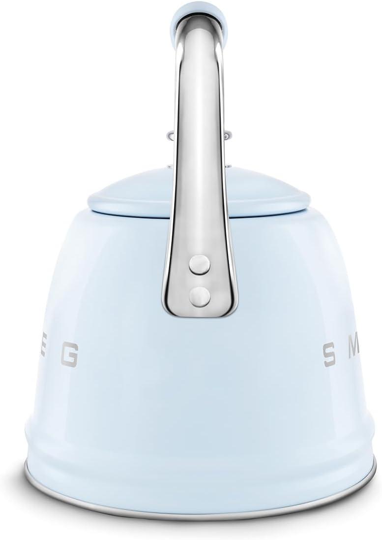 SMEG Pastel Blue Whistling Stovetop Kettle