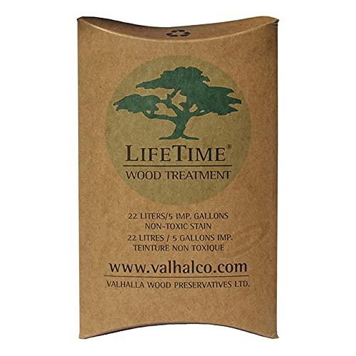Valhalla Wood Preservatives Life Time Wood Treatment Finish, 5 Gallon