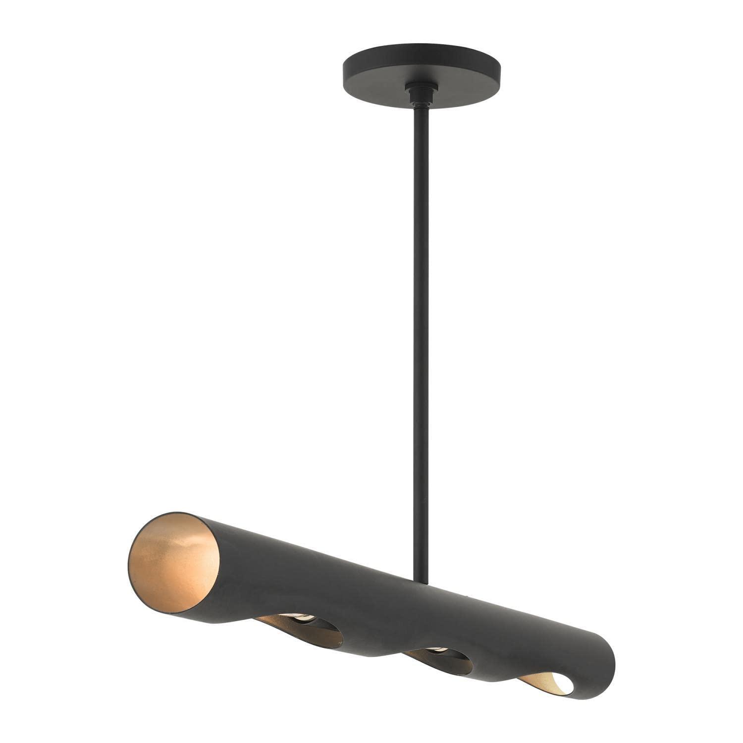 Livex Lighting Novato 3 - Light Chandelier in  Black