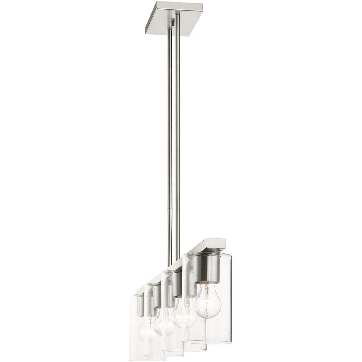 Livex Lighting Zurich 4 - Light Chandelier in  Brushed Nickel