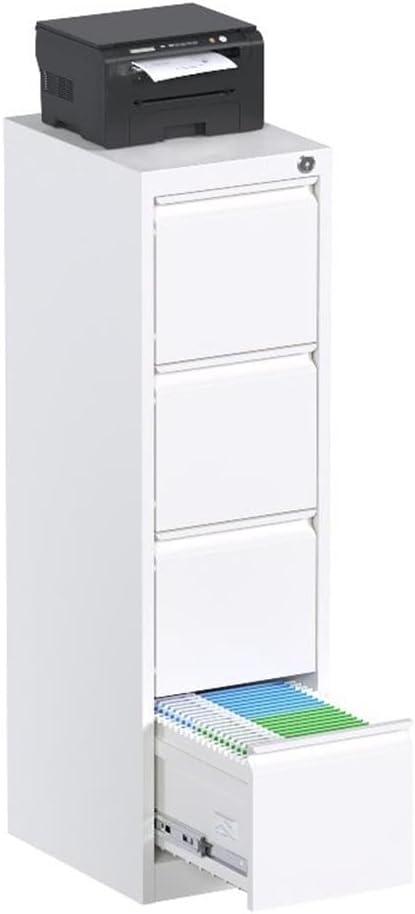 Pemberly Row 4 Drawer Vertical File Cabinet Metal Office Files Storage Cabinet