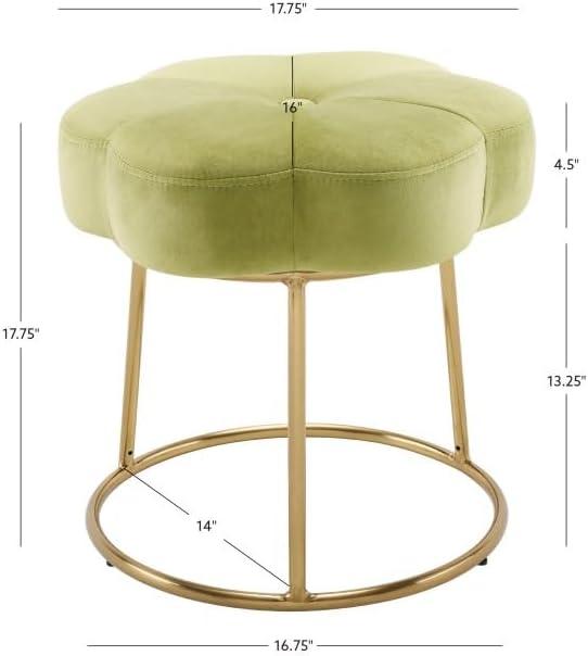 Ciara Flower Vanity Stool