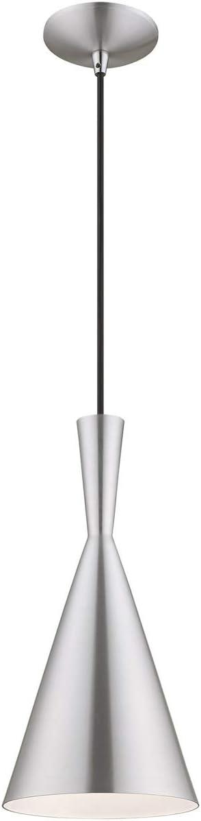 Livex Lighting Waldorf 1 - Light Chandelier in  Brushed Aluminum