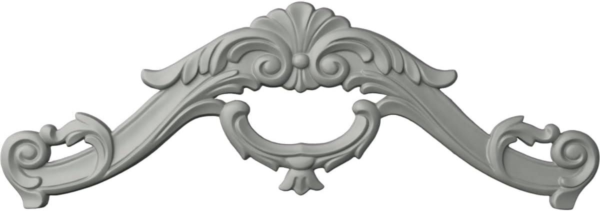 Primed Polyurethane Scroll Applique Onlay for Wall Trim