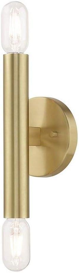 Livex Lighting Copenhagen 2 - Light Wall Light in  Satin Brass