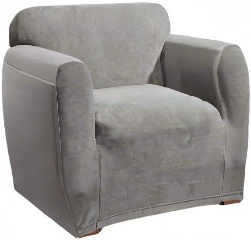 Stretch Morgan Box Cushion Armchair Slipcover