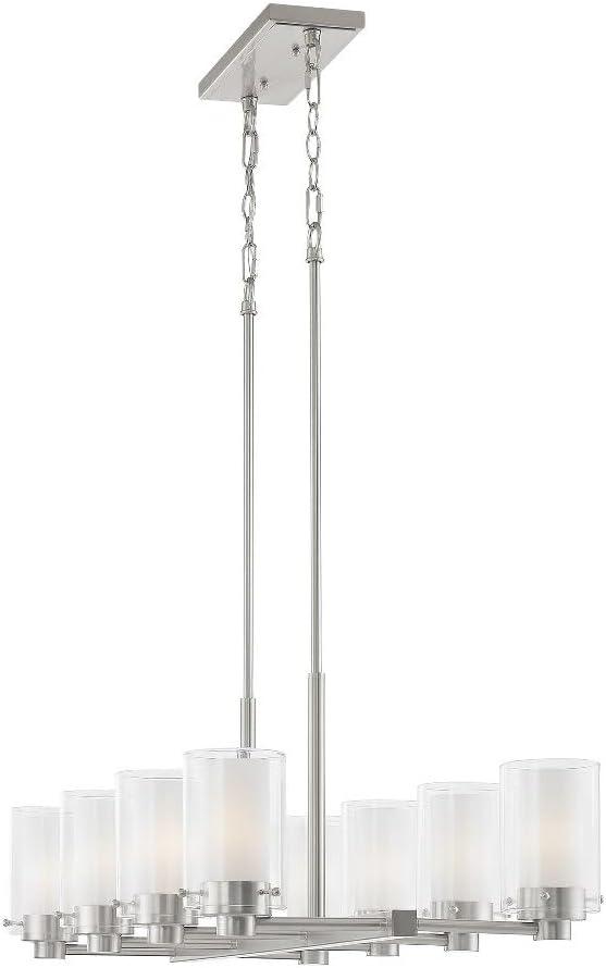 Livex Lighting - Manhattan - 8 Light Chandelier in Contemporary Style - 17.75