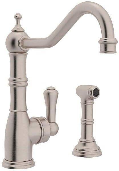 Edwardian Kitchen Faucet With Side Spray
